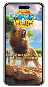 online slots mobile screenshot safari wilds